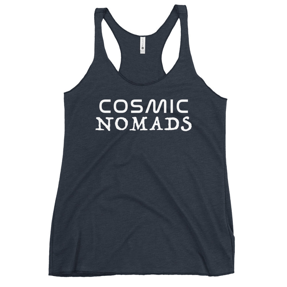 Cosmic Nomads Logo Racerback Tank