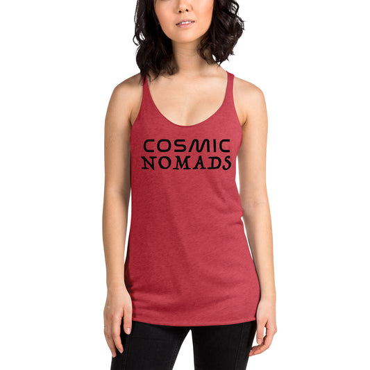 Cosmic Nomads Logo Racerback Tank